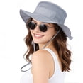 thumbnail image 1 of OZERO UPF 50+ Sun Hats for Women Men - Wide Brim Summer Mesh Hat UV Protection Packable Boonie Bucket Fishing Camping Safari Beach Hats for Ladies Hiking, 1 of 7