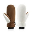 thumbnail image 1 of OZERO Winter Gloves Mittens for Women, Warm Thermal Windproof Fleece Lined Fuzzy Sherpa Gloves for Women, 1 of 7