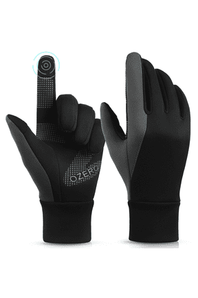 Winter Gloves for Men Water Resistant Windproof Anti-Slip Touchscreen Thermal Gloves for Driving Hiking Bike Cycling Running
