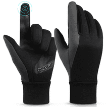 OZERO Winter Gloves for Men Water Resistant Windproof Anti-Slip Touchscreen Thermal Sports Gloves for Driving Hiking Bike Cycling Running