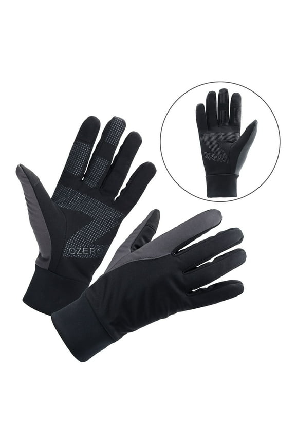Women Winter Warm Gloves Touchscreen Anti Slip Windproof Phone Texting Thermal Black