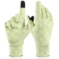 thumbnail image 1 of OZERO Womens Winter Gloves for Cold Weather: Touchscreen Thermal Womens Gloves Texting - Water Resistant Anti-Slip Warm for Running Cycling Driving Green, 1 of 8