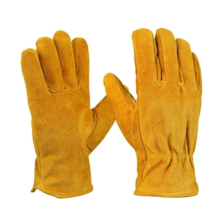 OZERO Work Gloves Winter Insulated Leather Glove Thermal Warm for Men and Women