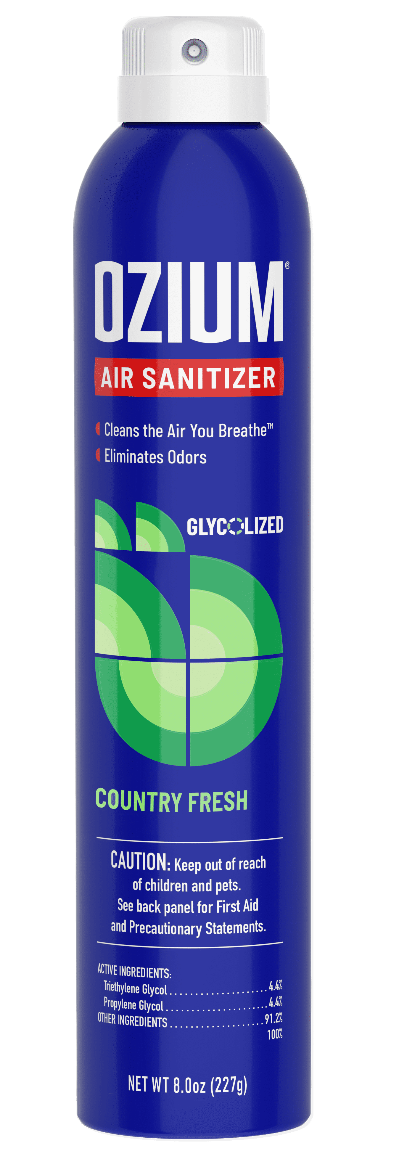 OZIUM 8 oz Air Sanitizer & Odor Eliminator 1 Pack for Homes, Cars, Offices and More, Country