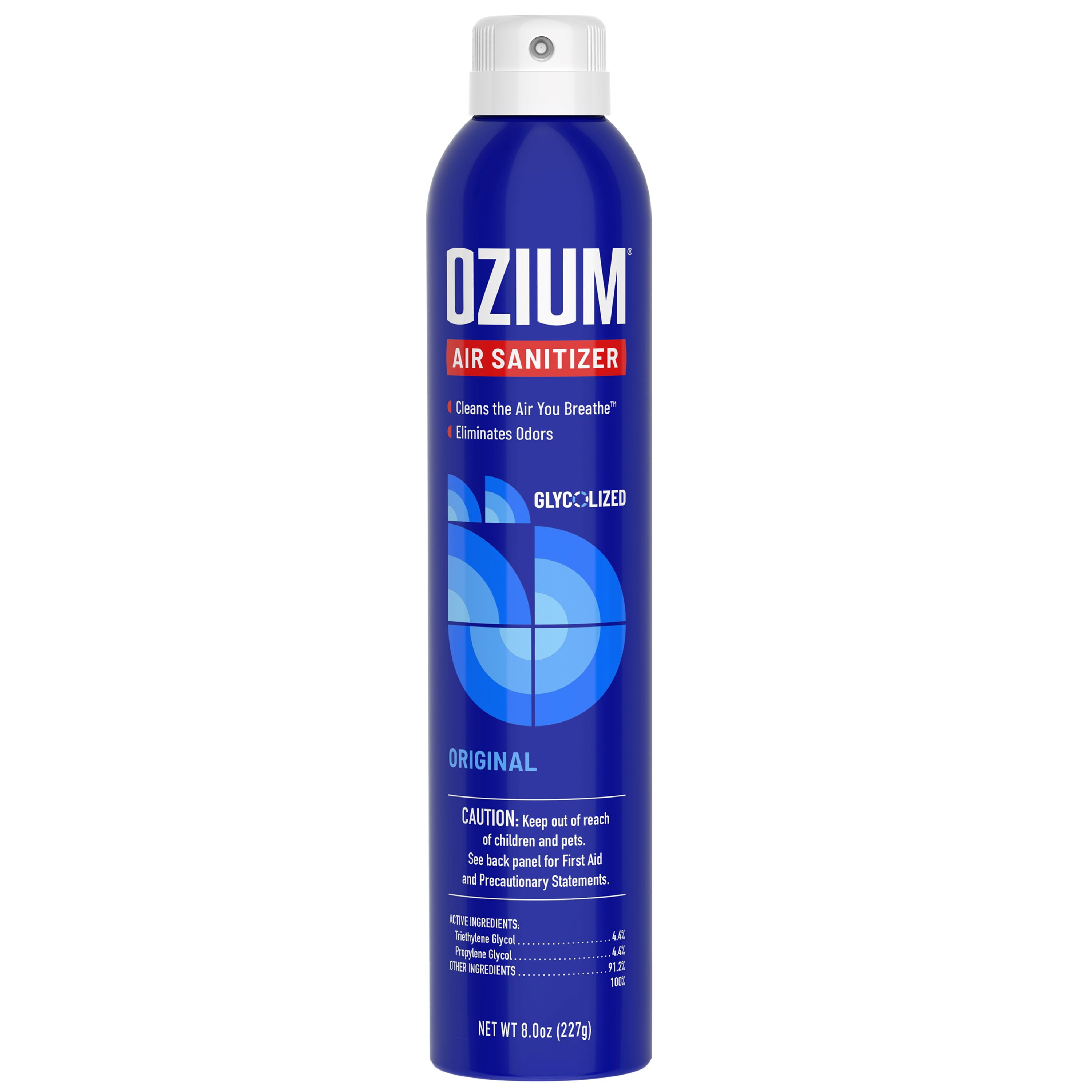 OZIUM Air Sanitizer Spray, Original Scent, 8 fl oz Can Cleans Air, Eliminates Odors & Freshens