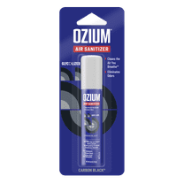 OZIUM Carbon Black Stand Alone Spray Auto Air Freshener, 1 Pack, 0.8 oz Can