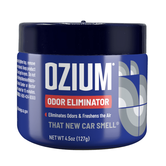 OZIUM Auto Air Freshener Gel Can, New Car Scent, 1 Pack, 4.5 oz