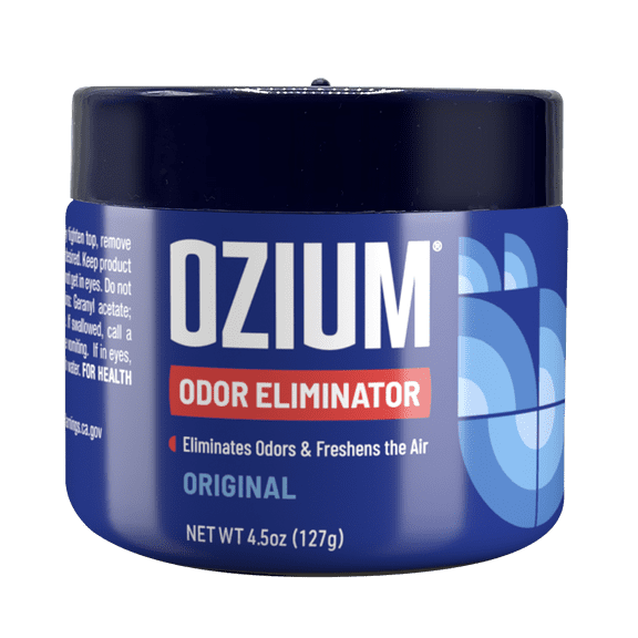 OZIUM Odor Eliminator Gel Can, Original Scent, 4.5 oz, Air Freshener, Car, Home, Auto Deodorizer