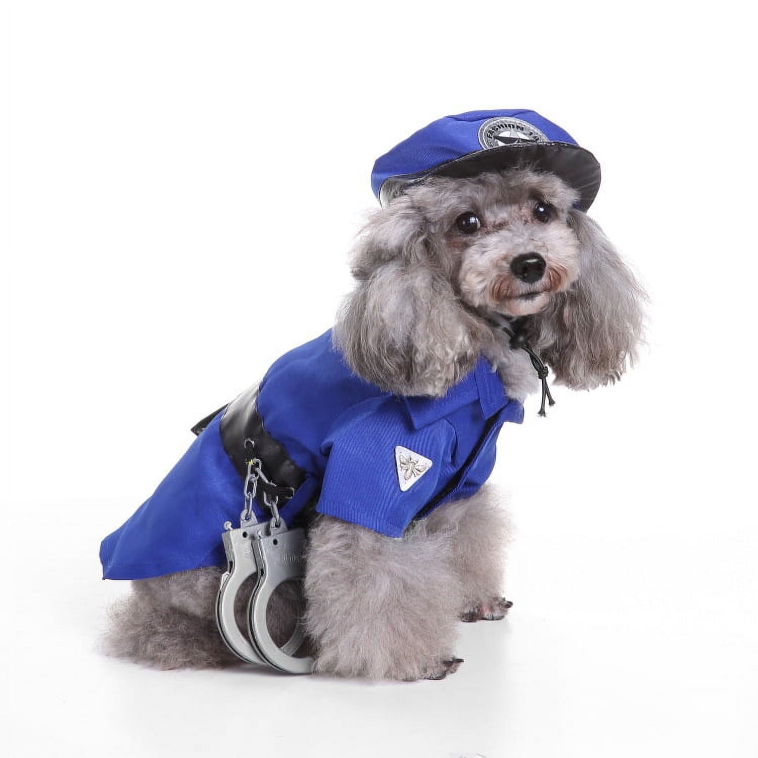 OZMI Dog Clothing Halloween Cosplay, Pet Police Costume Clothing Wear