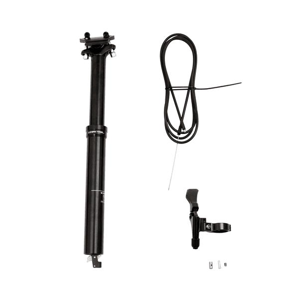 Ozark Trail Dropper Post Seatpost, Internal Cable Routing, 31.6mm Diameter, 125mm Travel, Designed in collaboration with Kind Shock