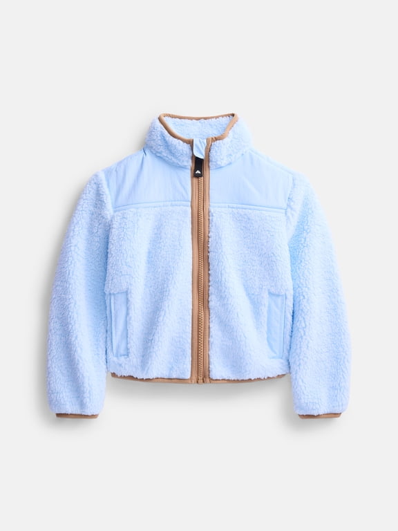 Girls Fleece Jacket with Long Sleeves, Sizes 4-18 & Plus