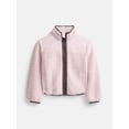 thumbnail image 1 of Ozark Trail Girls Fleece Jacket with Long Sleeves, Sizes 4-18 & Plus, 1 of 3