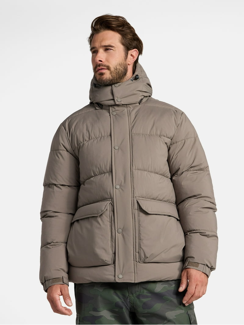 Ozark Trail Men's and Big Men's Softshell Jacket with Hood, Sizes