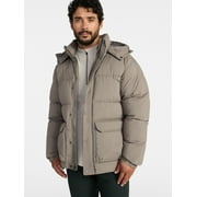 Ozark Trail Men's Hooded Puffer Jacket, Sizes S-3XL