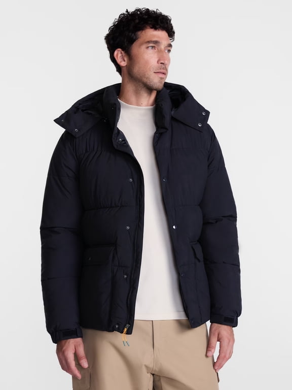 Men's Hooded Puffer Jacket, Sizes S-3XL