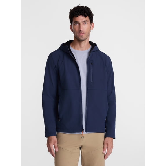 Ozark Trail Men's and Big Men's Softshell Jacket with Hood, Sizes S-3XL