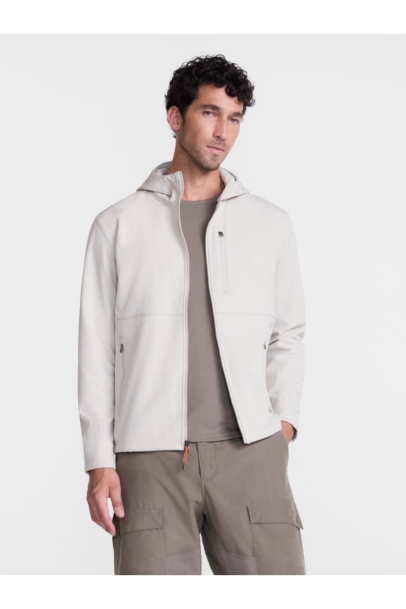 Men's and Big Men's Softshell Jacket with Hood, Sizes S-3XL