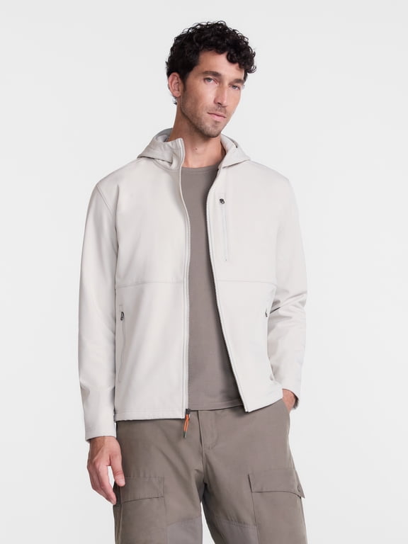 Men's and Big Men's Softshell Jacket with Hood, Sizes S-3XL
