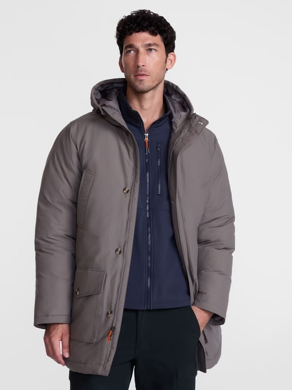 Big Men's Midweight Parka, Sizes S-3XL