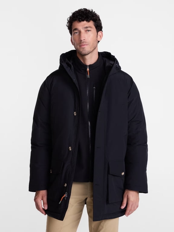 Big Men's Midweight Parka, Sizes S-3XL