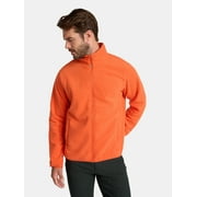 OZARK TRAIL Men's and Big Men's Fleece Zip-Front Jacket, Sizes S-3XL