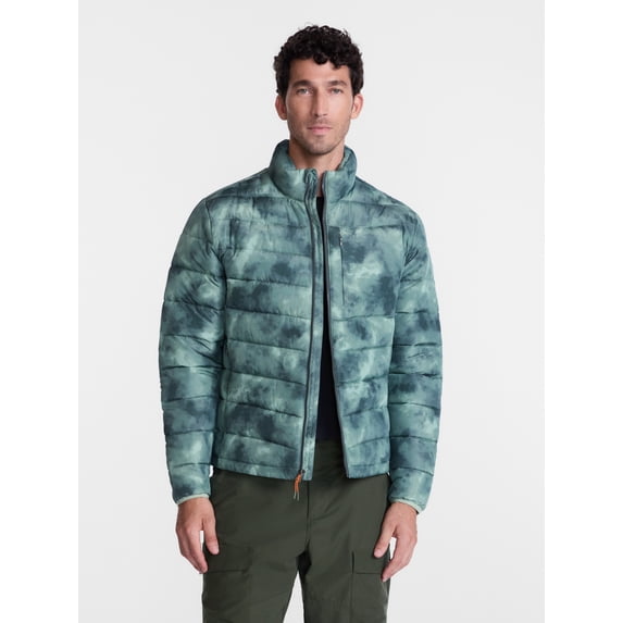 Ozark Trail Men's and Big Men's Puffer Jacket, Sizes S-4XB