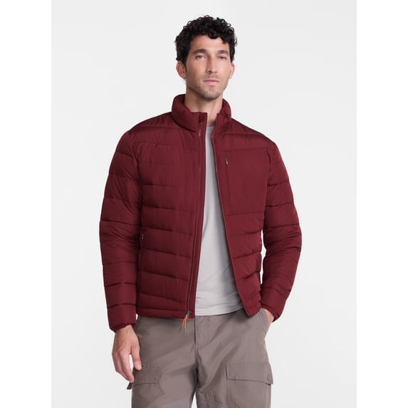 Ozark Trail Men's and Big Men's Puffer Jacket, Sizes S-4XB