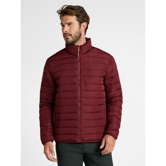 Ozark Trail Men's and Big Men's Puffer Jacket, Sizes S-3XL