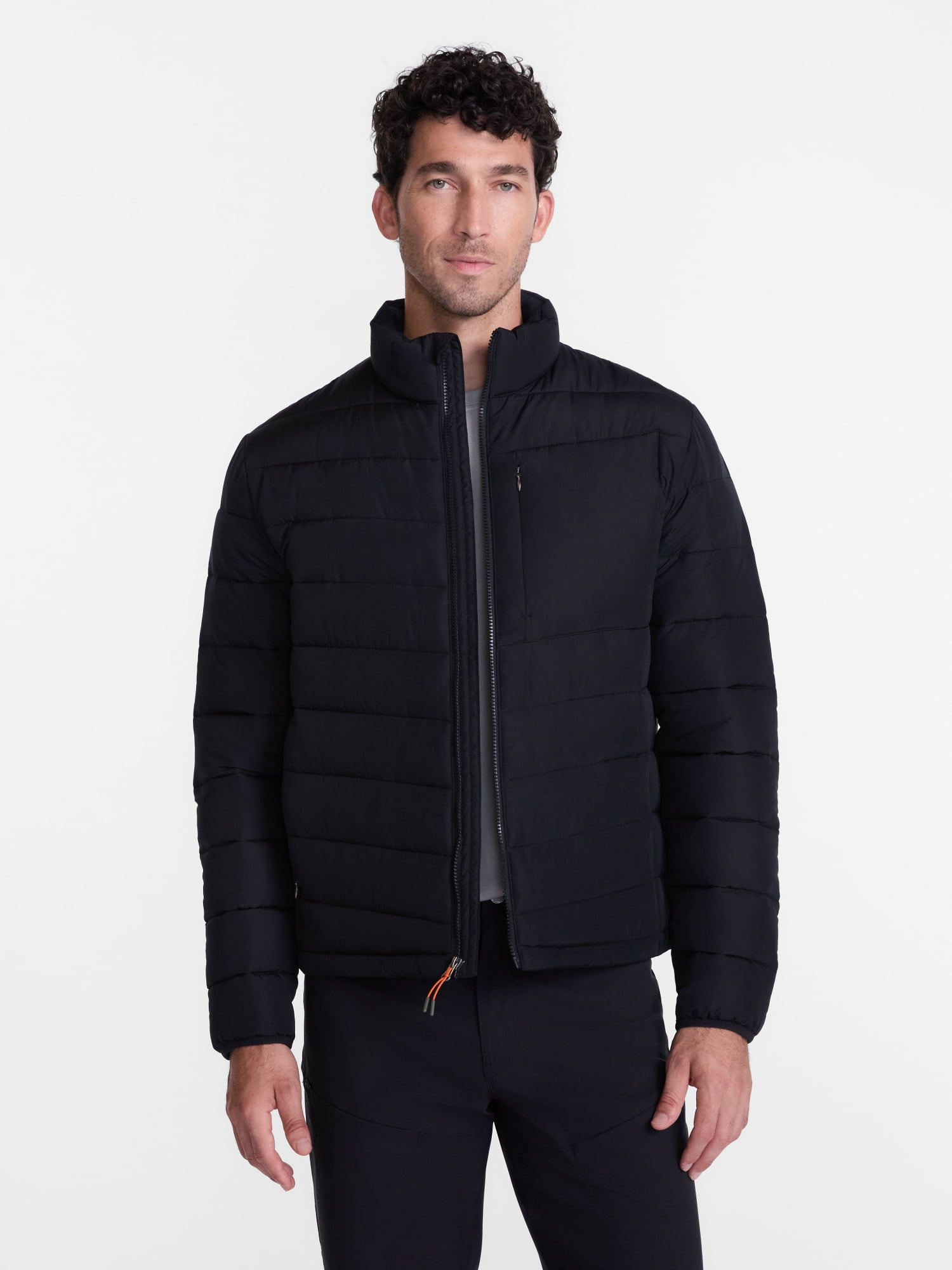 Ozark Trail Men's and Big Men's Puffer Jacket, Sizes S-4XB