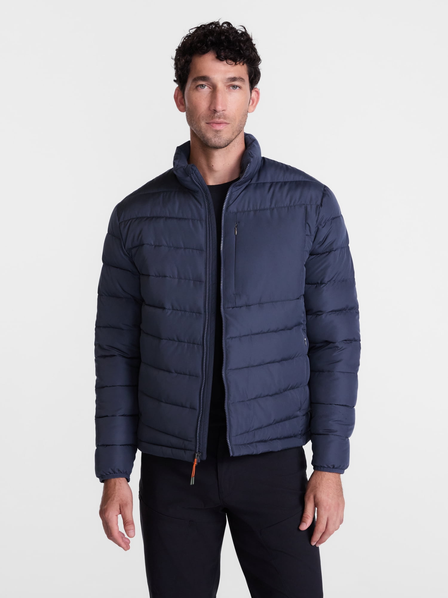 Ozark Trail Men's and Big Men's Puffer Jacket, Sizes S-4XB