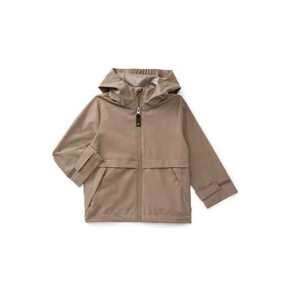 Ozark Trail Toddler Rain Jacket with Hood, Sizes 2T-5T