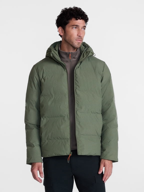Men's and Big Men's Ripstop Puffer Jacket, Sizes S-3XL