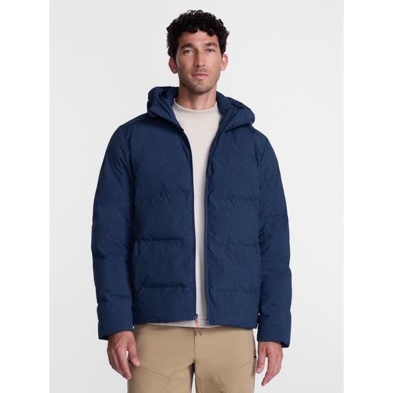 Ozark Trail Men's and Big Men's Ripstop Puffer Jacket, Sizes S-3XL