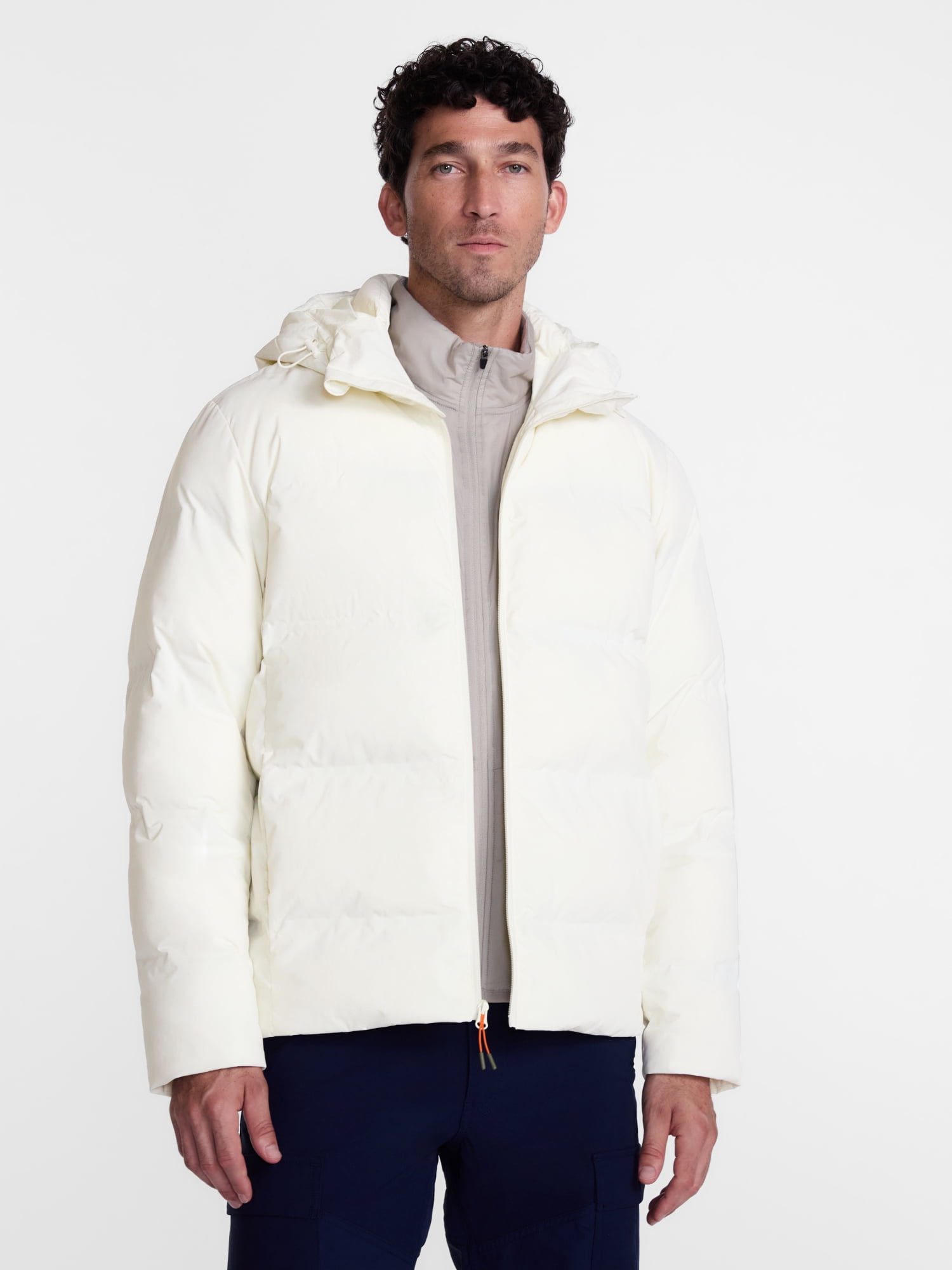 Ozark Trail Men's and Big Men's Ripstop Puffer Jacket, Sizes S-3XL