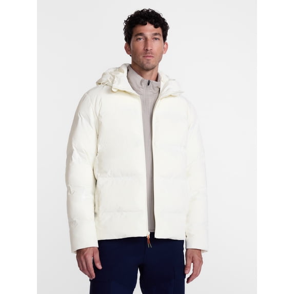 Ozark Trail Men's and Big Men's Ripstop Puffer Jacket, Sizes S-3XL