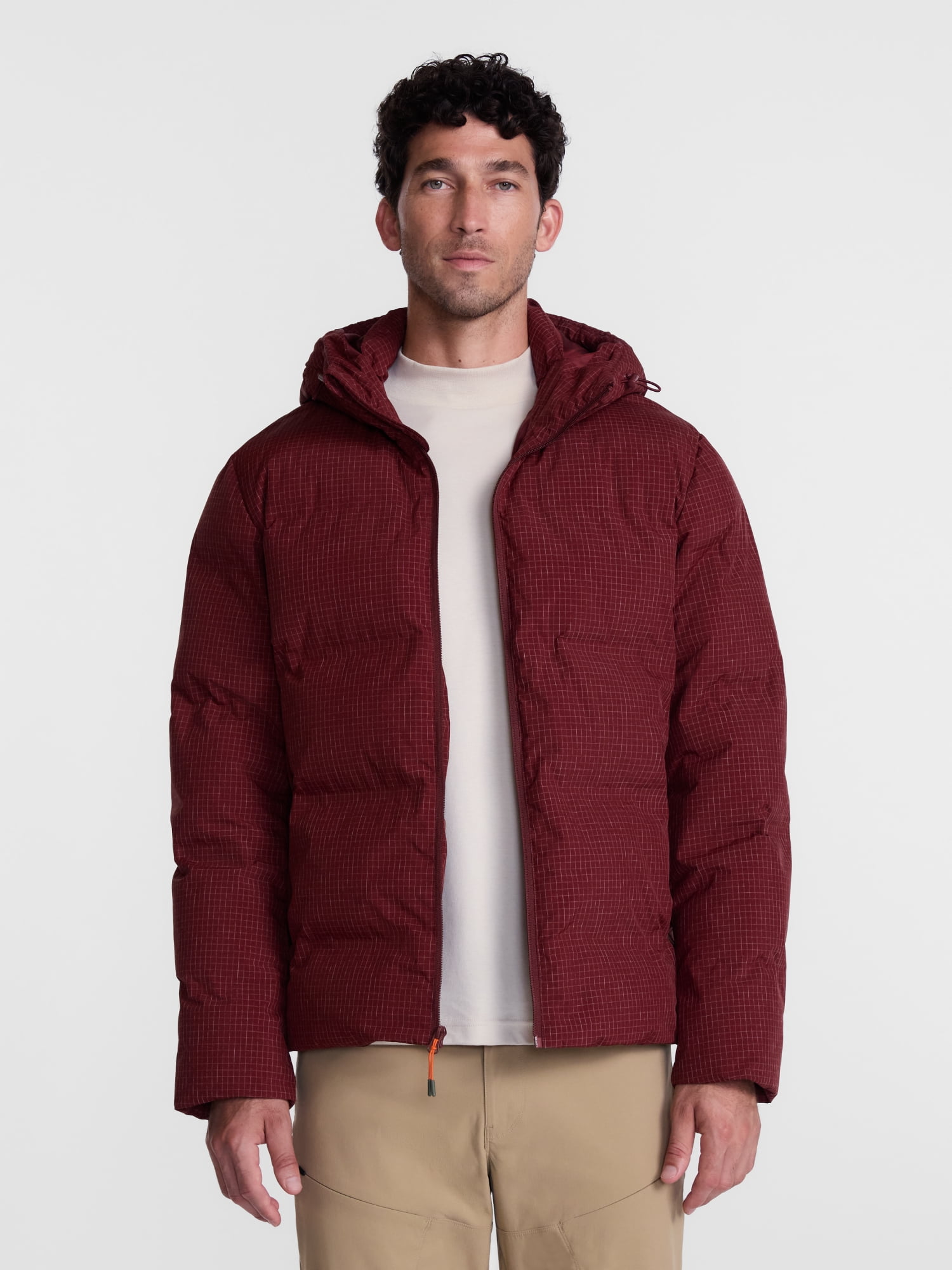 Ozark Trail Men's and Big Men's Ripstop Puffer Jacket, Sizes S-3XL