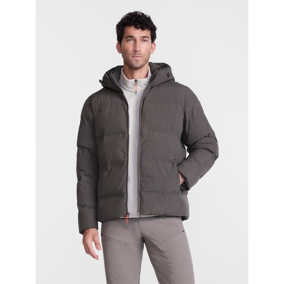 Ozark Trail Men's and Big Men's Ripstop Puffer Jacket, Sizes S-3XL