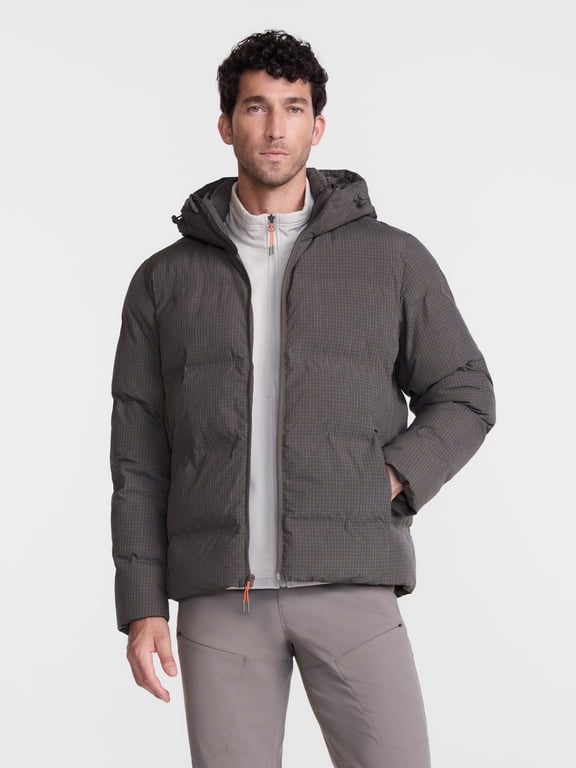 Men's and Big Men's Ripstop Puffer Jacket, Sizes S-3XL