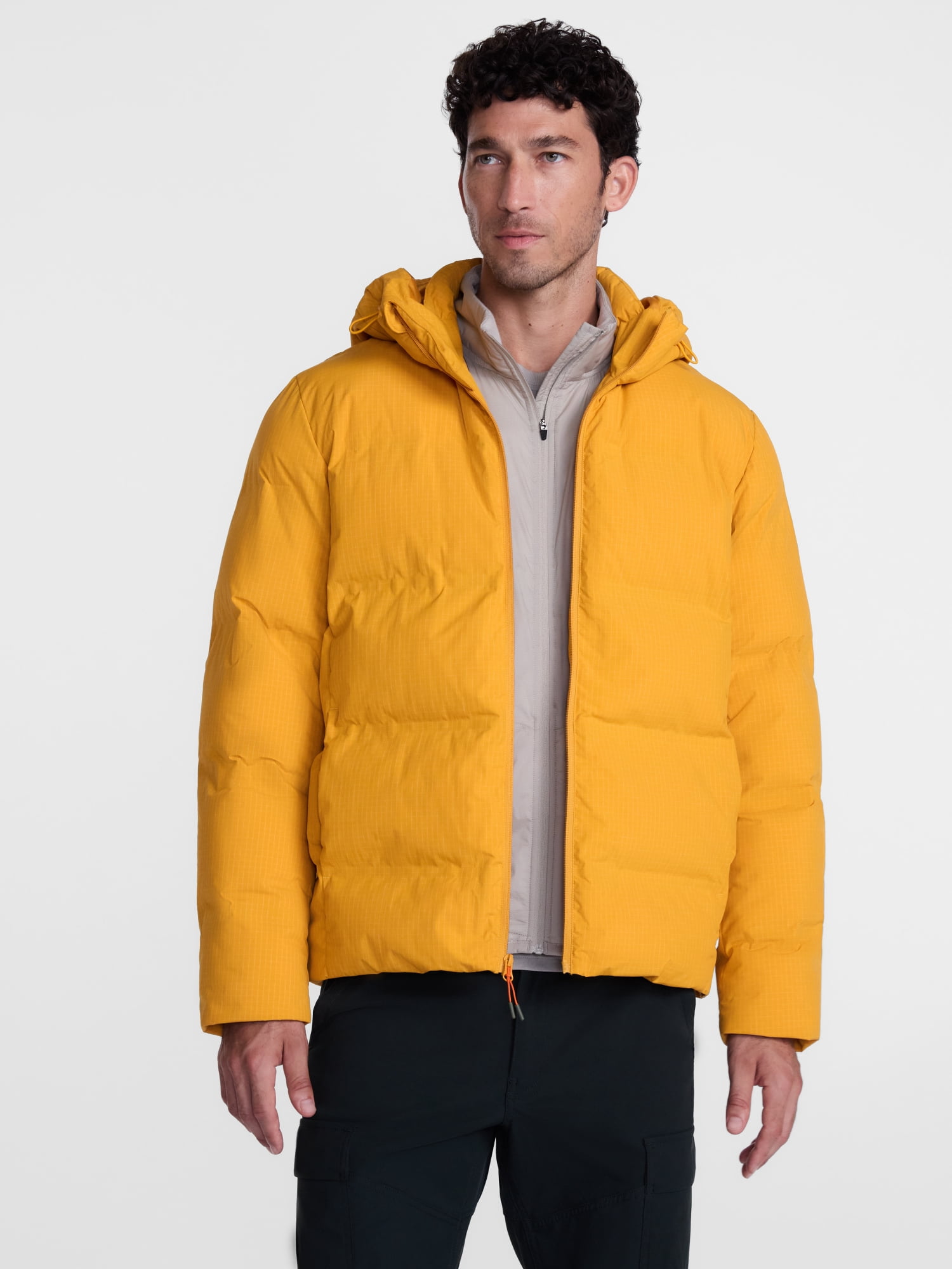 Ozark Trail Men's and Big Men's Ripstop Puffer Jacket, Sizes S-3XL