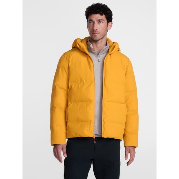 Ozark Trail Men's and Big Men's Ripstop Puffer Jacket, Sizes S-3XL