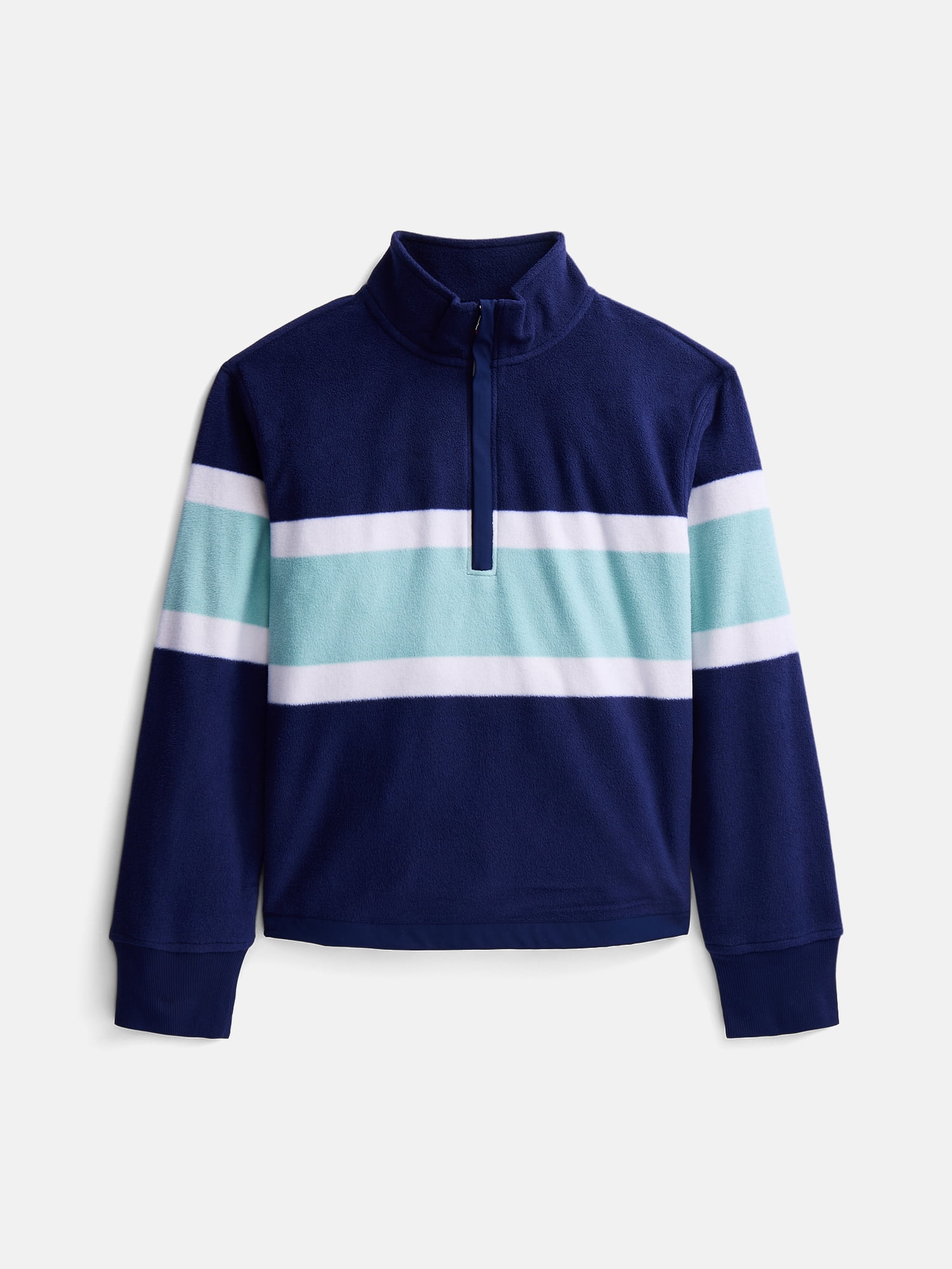 Ozark Trail Boys Rugby Pullover with Long Sleeves, Sizes 4-18 & Husky