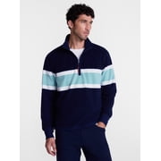 Ozark Trail Men's Rugby Shirt with Long Sleeves, Size S-3XL