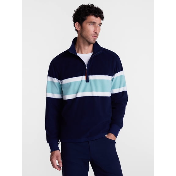 Ozark Trail Men's Rugby Shirt with Long Sleeves, Size S-3XL