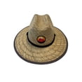 thumbnail image 1 of Ozark Trail Men's Wide Brim Straw Hat, Taupe, 1 of 5