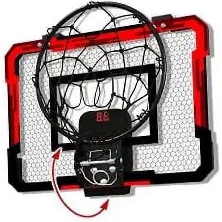 OZUAZ Basketball Hoop Toys Set, Mini Basketball Hoop with Scoreboard, Complete Accessories, Over The Door & Wall Mount - Ultimate Home and Office Entertainment - Ideal Gift for Active Kids and Teens