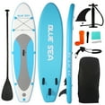 thumbnail image 1 of OZVMZQ 10' Inflatable Stand up Paddle Board Kayak, Extra Wide SUP, with Premium Accessories, High Capacity, Safety Ankle Leash, for Yoga Fishing, 1 of 10