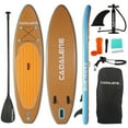 thumbnail image 1 of 10' Inflatable Stand up Paddle Board Kayak, with Premium Accessories, Waterproof Dry Bag for Adult, with Ultralight ,Non-Slip Deck, Adjustable Paddle, 1 of 10