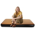 thumbnail image 1 of OZVMZQ Twin Size Inflatable Air Bed Mattress, 8'' Elevated Pad, with Pump, Wood Grain, Hypo-Allergenic, Portable, Outdoor Camping Mat, 1 of 11
