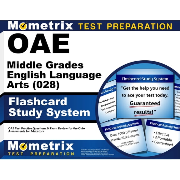 Oae Middle Grades English Language Arts (028) Flashcard Study System : Oae Test Practice Questions & Exam Review for the Ohio Assessments for Educators (Cards)