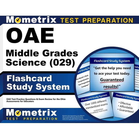 Oae Middle Grades Science (029) Flashcard Study System : Oae Test Practice Questions & Exam Review for the Ohio Assessments for Educators (Cards)